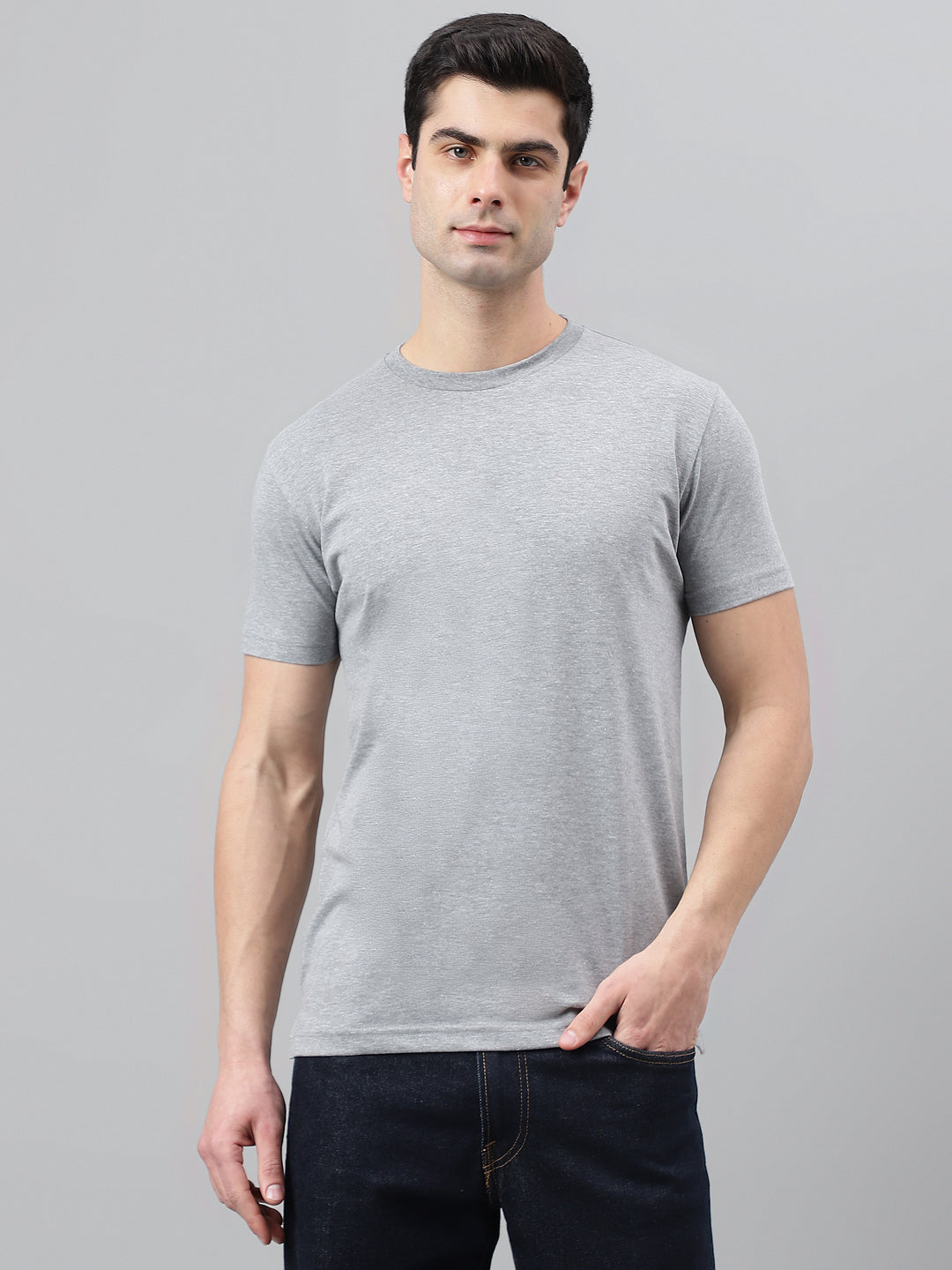 Classic Round Neck Jersey Tee