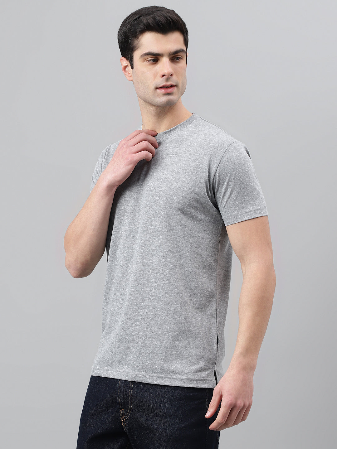 Classic Round Neck Jersey Tee