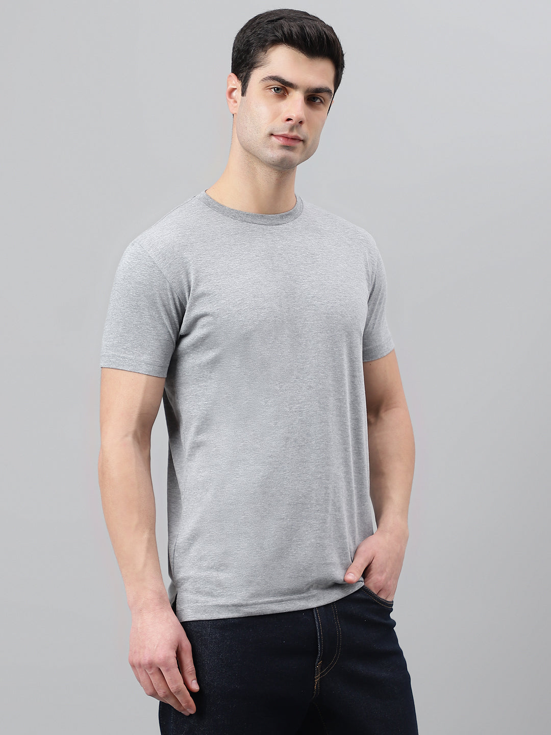 Classic Round Neck Jersey Tee