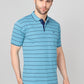 Single Jersey Stripe  Regular Fit Pocket Polo