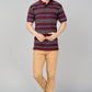 Pique Stripe Regular Fit Pocket Polo