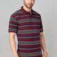 Pique Stripe Regular Fit Pocket Polo